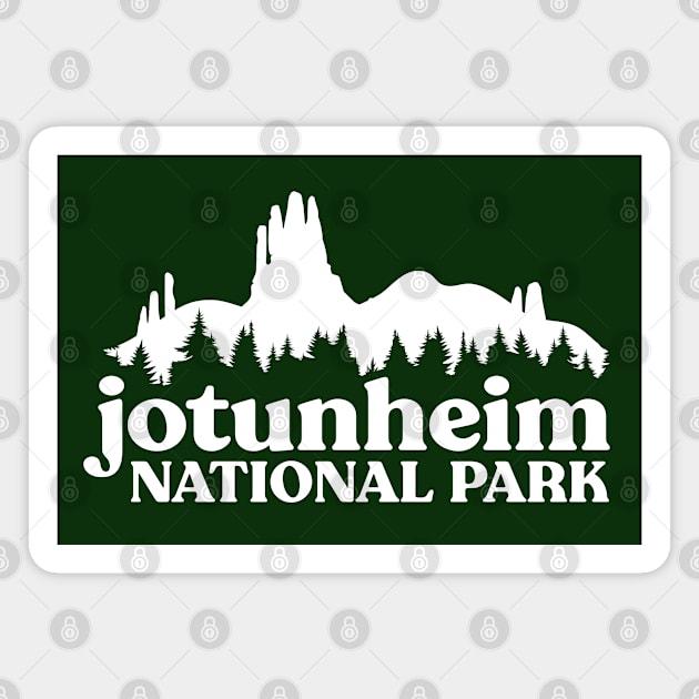 Jotunheim National Park Magnet by Thriller Threads